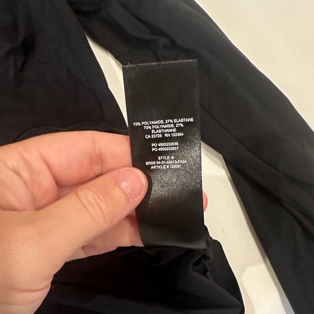 Wilfred Classic Black Long Sleeve Blouse - Picture 4 of 6